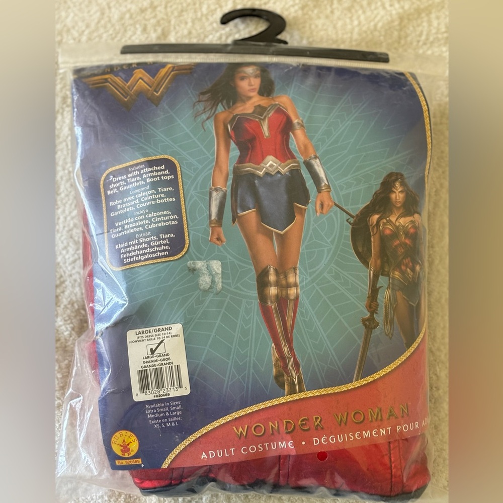 Wonder Women Costume Size Large
